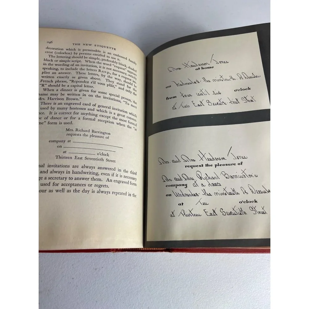 The New Etiquette Margery Wilson Book Collier 1940 Modern Code Social Behavior - Picture 13 of 16